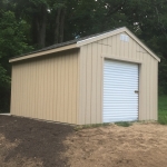 Brookfield Gable with steel roll up door